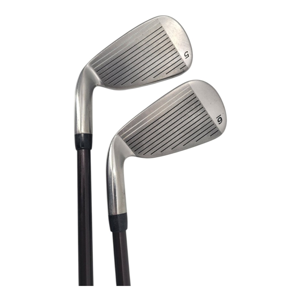 TaylorMade Burner Firesole RH Irons 5 & 6 R-80 Graphite 2 Club Bundle - Picture 3 of 7
